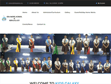 Tablet Screenshot of kidsgalaxy.org